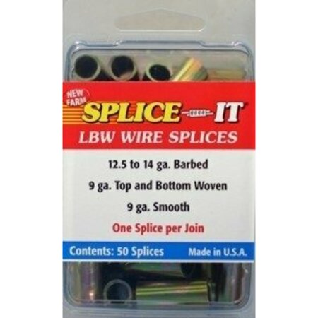 NEW FARM PRODUCTS Wire Splice, 12.5ga Barb/9ga 50 LBW5